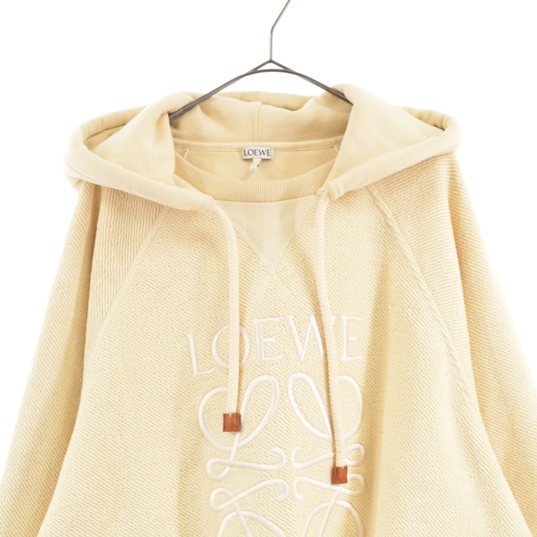 LOEWE ロエベ Reverse Anagram Hoodie リバースアナグラムロゴ プルオーバーパーカー アイボリー H526Y25X03