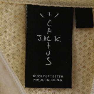 TRAVIS SCOTT トラヴィススコット 20SS Half-Zip Sherpa Hoodie Cactus Jack カクタスジャック ハーフジップ ボア フリースパーカー ホワイト