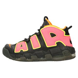 ナイキ(NIKE)のNIKE ナイキ WMNS AIR MORE UPTEMPO 917593-002 ウィメンズ エア モア アップテンポ ハイカットスニーカー US11/28.0cm ブラック/ピンク/オレンジ(スニーカー)