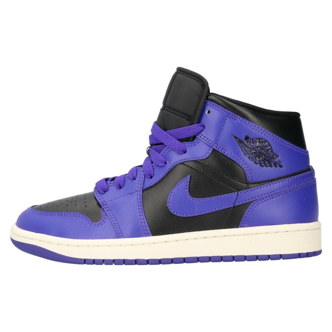 NIKE ナイキ WMNS AIR JORDAN 1 MID Purple Black BQ6472-051 ウィメンズ エアジョーダン1 ミッド ハイカットスニーカー US8.5/25.5cm パープル/ブラック