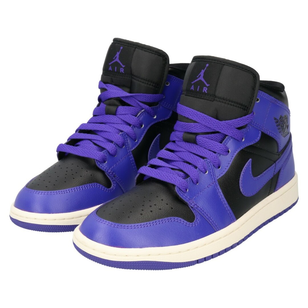 NIKE - NIKE ナイキ WMNS AIR JORDAN 1 MID Purple Black BQ6472-051