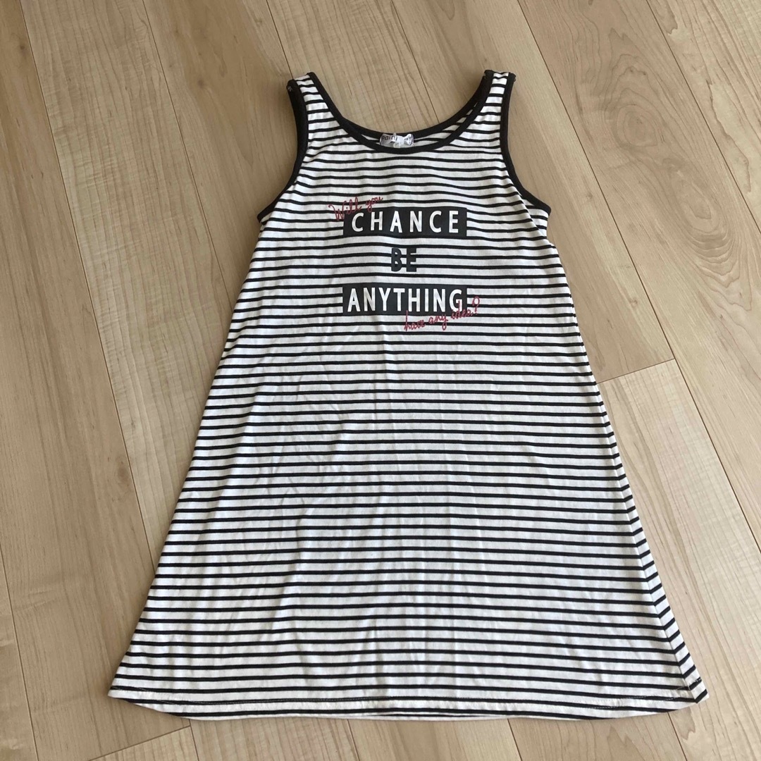 ノースリーブロングTシャツ キッズ/ベビー/マタニティのキッズ服女の子用(90cm~)(Tシャツ/カットソー)の商品写真