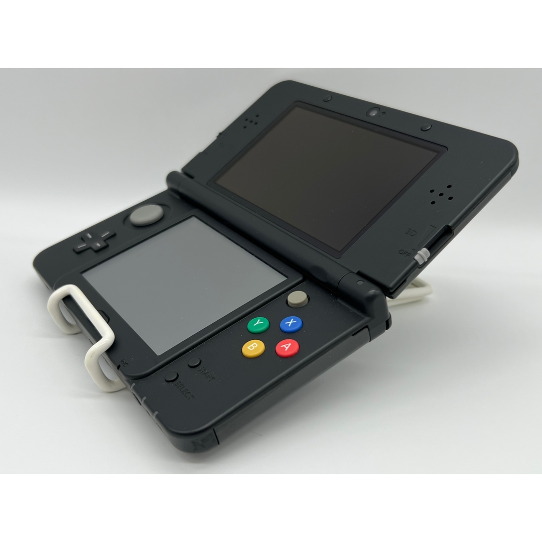 動作品】Newニンテンドー3DS ブラック 本体 任天堂 きせかえ - 携帯用