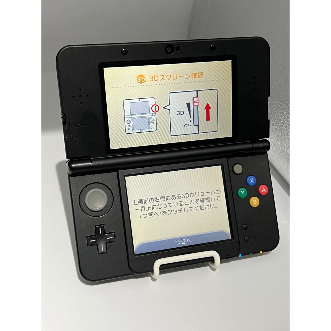 動作品】Newニンテンドー3DS ブラック 本体 任天堂 きせかえ - 携帯用