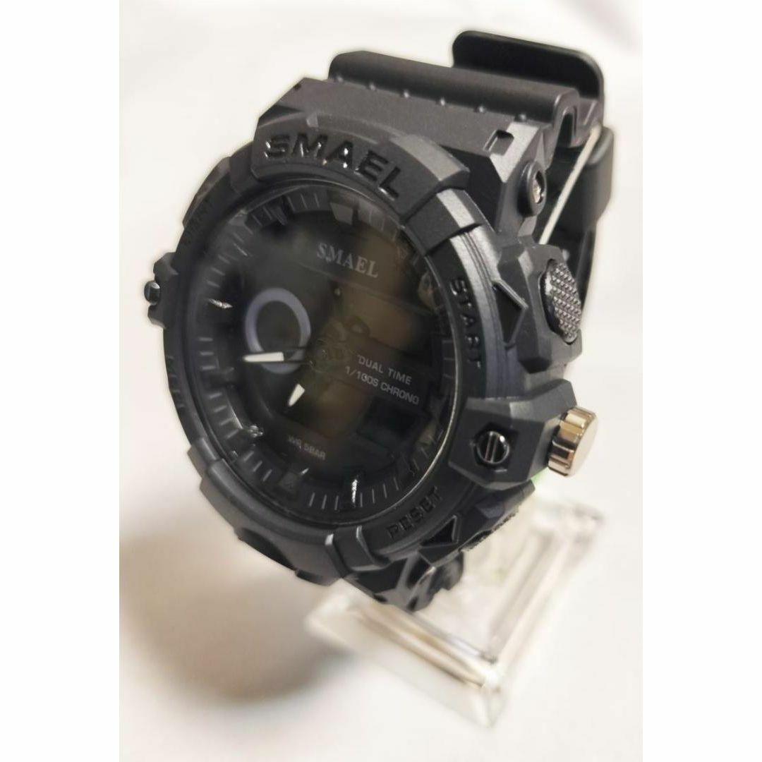 SMAEL 8081 スポーツウォッチ（ブラック） メンズの時計(腕時計(デジタル))の商品写真