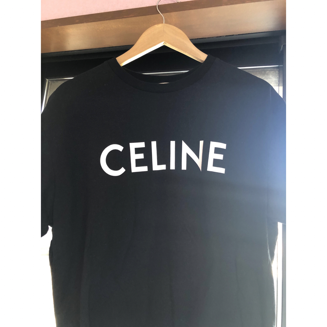 CELINE セリーヌ Tシャツ 黒 イチオシ メンズ | bca.edu.gr
