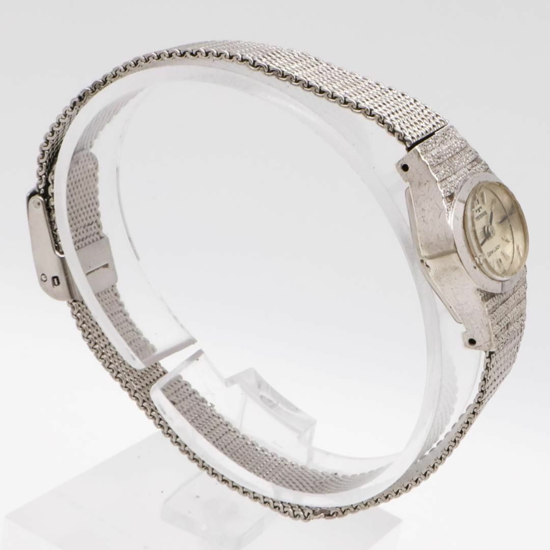TECHNOS(テクノス)の《希少》TECHNOS GEMLADY 腕時計 シルバー 手巻き ドレスウォッチ レディースのファッション小物(腕時計)の商品写真