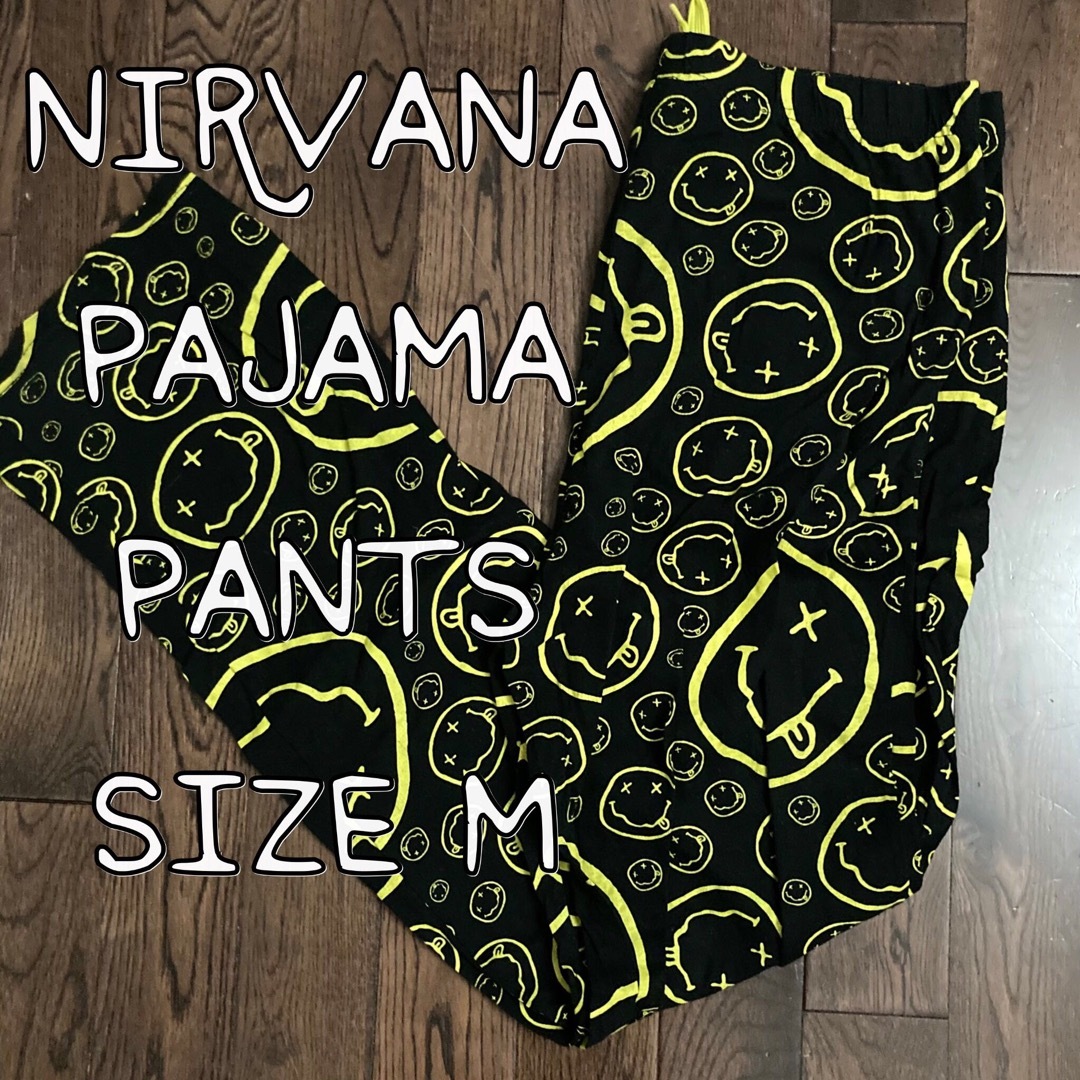 Nirvanaニルバーナパジャマパンツ カートコバーンNick&Noraグランジ | フリマアプリ ラクマ
