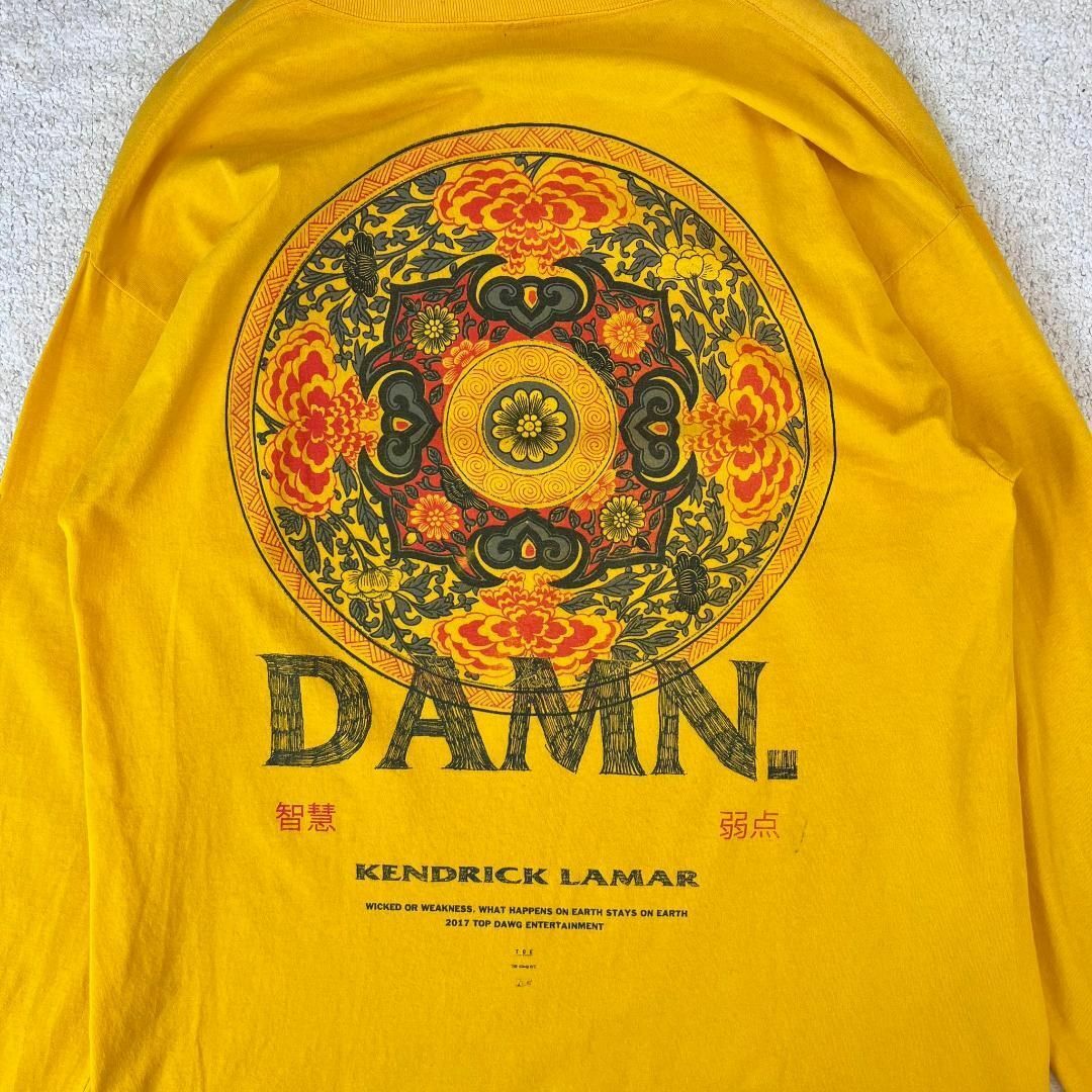 激レア ケンドリックラマ― DAMN ロンT TDE 国内未入荷 ヒップホップ メンズのトップス(Tシャツ/カットソー(七分/長袖))の商品写真