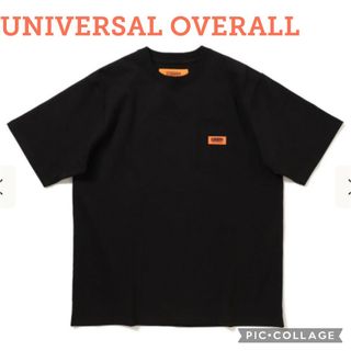 ビームス(BEAMS)の■別注■新品【BEAMS／UNIVERSAL OVERALL】Tシャツ、S、黒(Tシャツ/カットソー(半袖/袖なし))