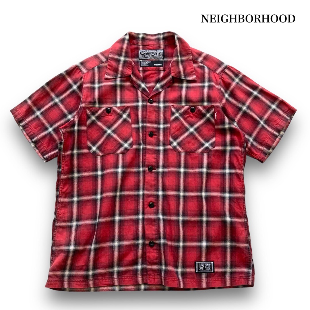 NEIGHBORHOOD(ネイバーフッド)の【NEIGHBORHOOD】ネイバーフッド オンブレ オープンカラー半袖シャツ メンズのトップス(シャツ)の商品写真