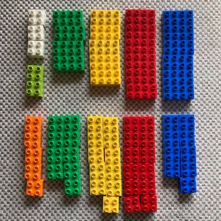 レゴ(Lego)のレゴ　デュプロ　ブロック　まとめ売り72個(知育玩具)