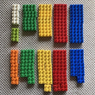 レゴ(Lego)のレゴ　デュプロ　ブロック　まとめ売り72個(知育玩具)