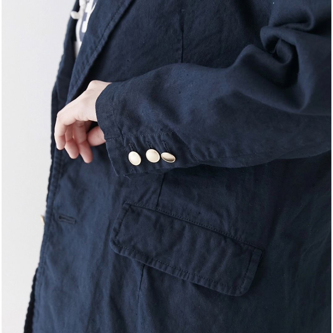 nest Robe - nest Robe 【UpcycleLino】キャンバス トラッドジャケット