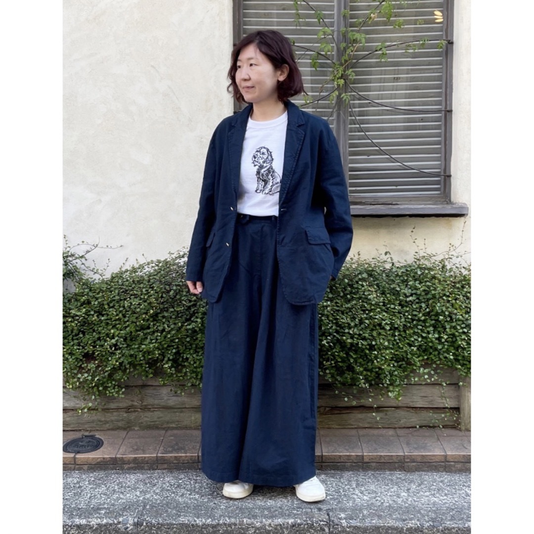 nest Robe - nest Robe 【UpcycleLino】キャンバス トラッドジャケット