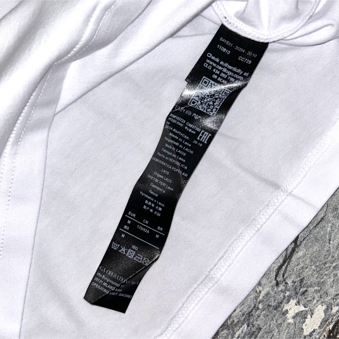 Emporio Armani(エンポリオアルマーニ)の【新品】 EMPORIO ARMANI アルマーニ ／ストレッチTシャツ M メンズのトップス(Tシャツ/カットソー(半袖/袖なし))の商品写真