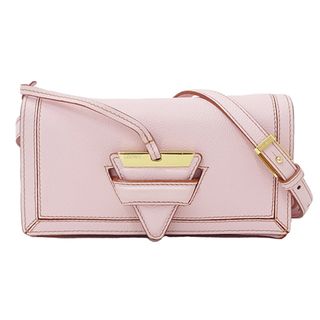 ロエベ(LOEWE)のロエベ LOEWE バッグ レディース ブランド バルセロナ ショルダーバッグ  レザー ピンク おしゃれ コンパクト 小さめ おでかけ 可愛い【中古】(ショルダーバッグ)