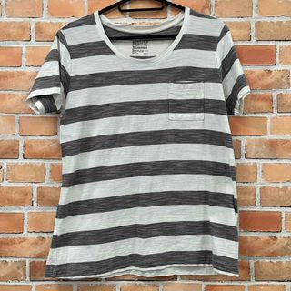 ムジルシリョウヒン(MUJI (無印良品))の無印良品　ボーダーTシャツ(Tシャツ(半袖/袖なし))