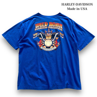 ハーレーダビッドソン(Harley Davidson)の【HARLEY-DAVIDSON】ハーレーダビットソン USA プリントTシャツ(Tシャツ/カットソー(半袖/袖なし))