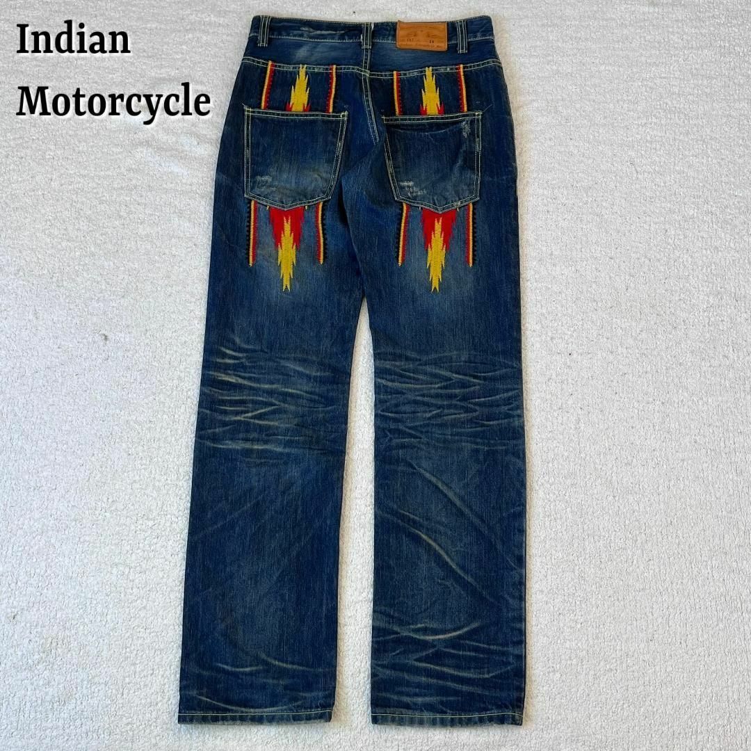 indian motocycle デニム