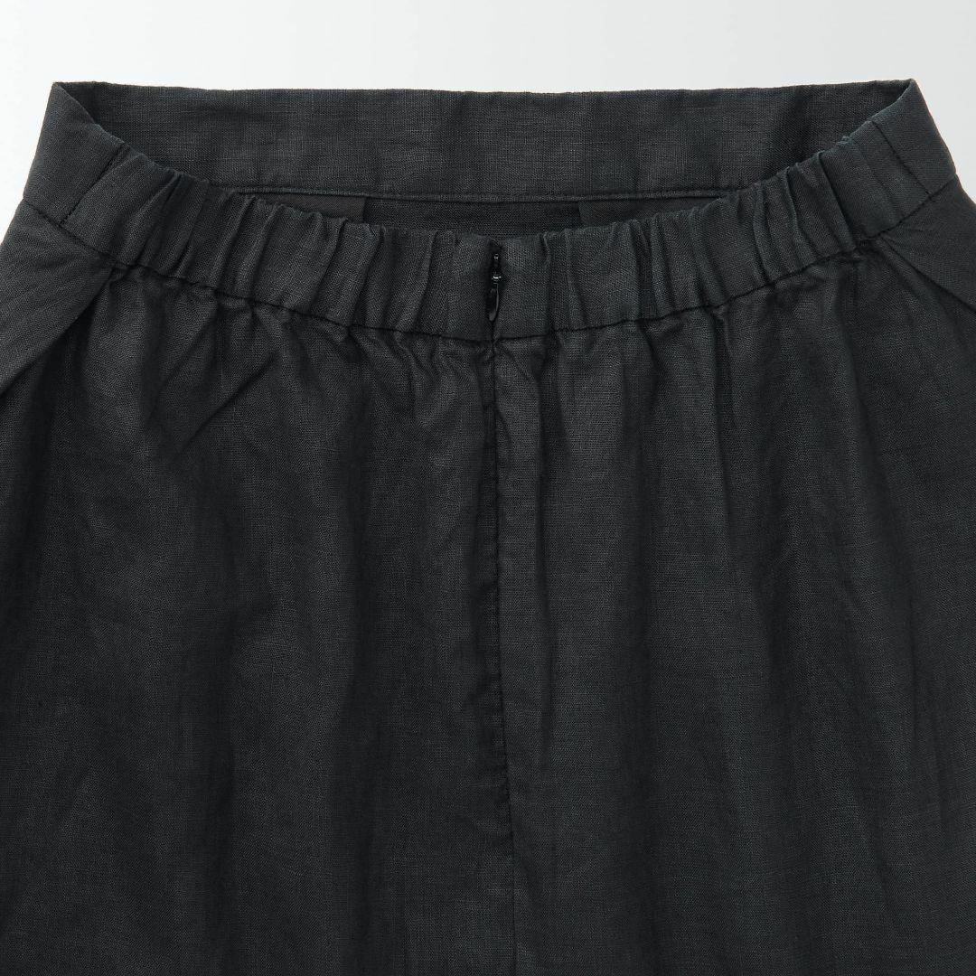 無印良品 ヘンプフレアスカート 黒 婦人Sサイズ 12741619 2