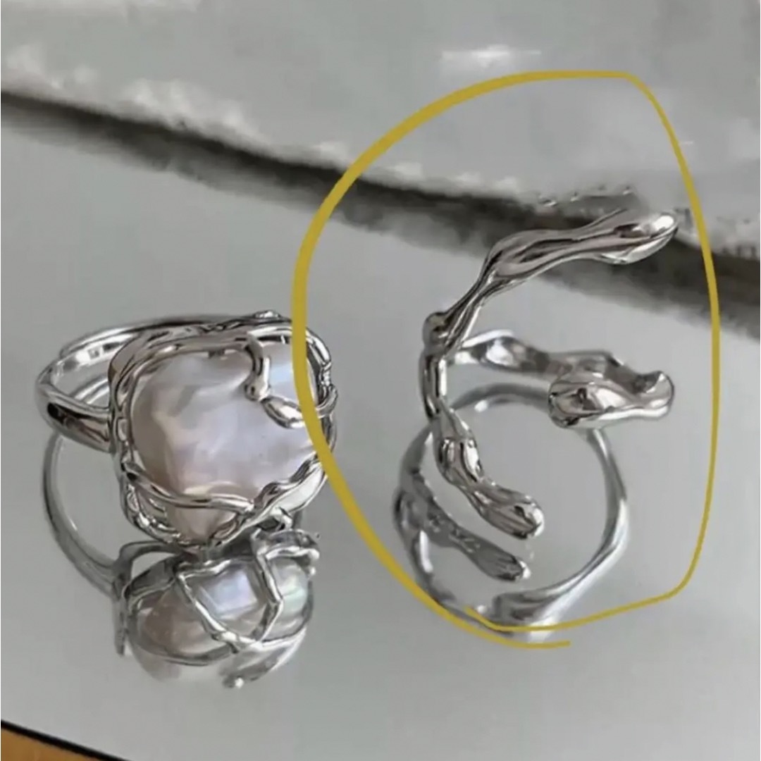 即発送　silver ring ♡ 大人気　シルバー925 レディースのアクセサリー(リング(指輪))の商品写真