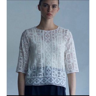 Curensology - 新品 Heriter エリテ レースプルオーバー ブラウスの