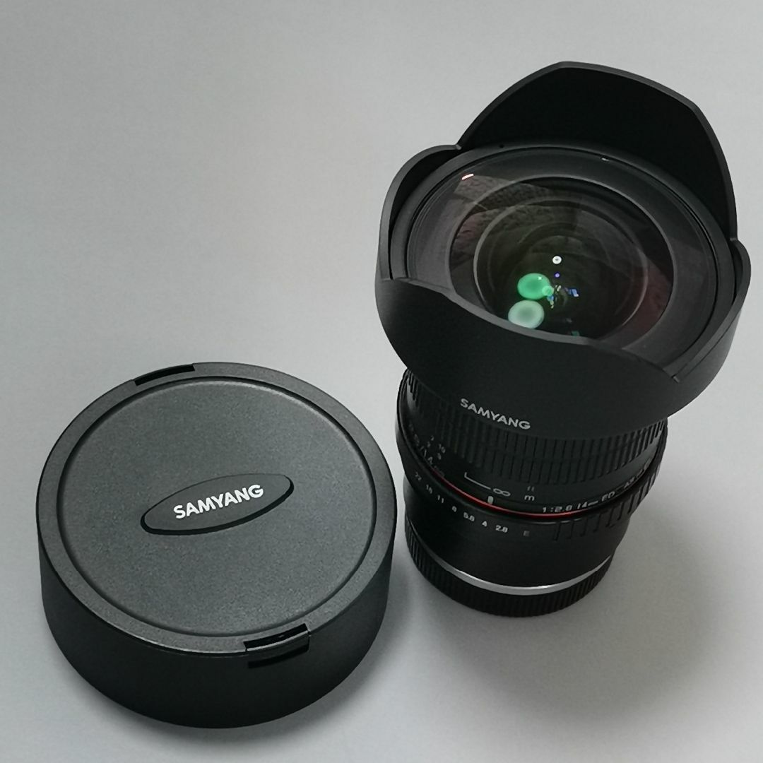 特価良品 SAMYANG 単焦点広角レンズ 14mm F2.8 ソニーEマウント スマホ/家電/カメラ