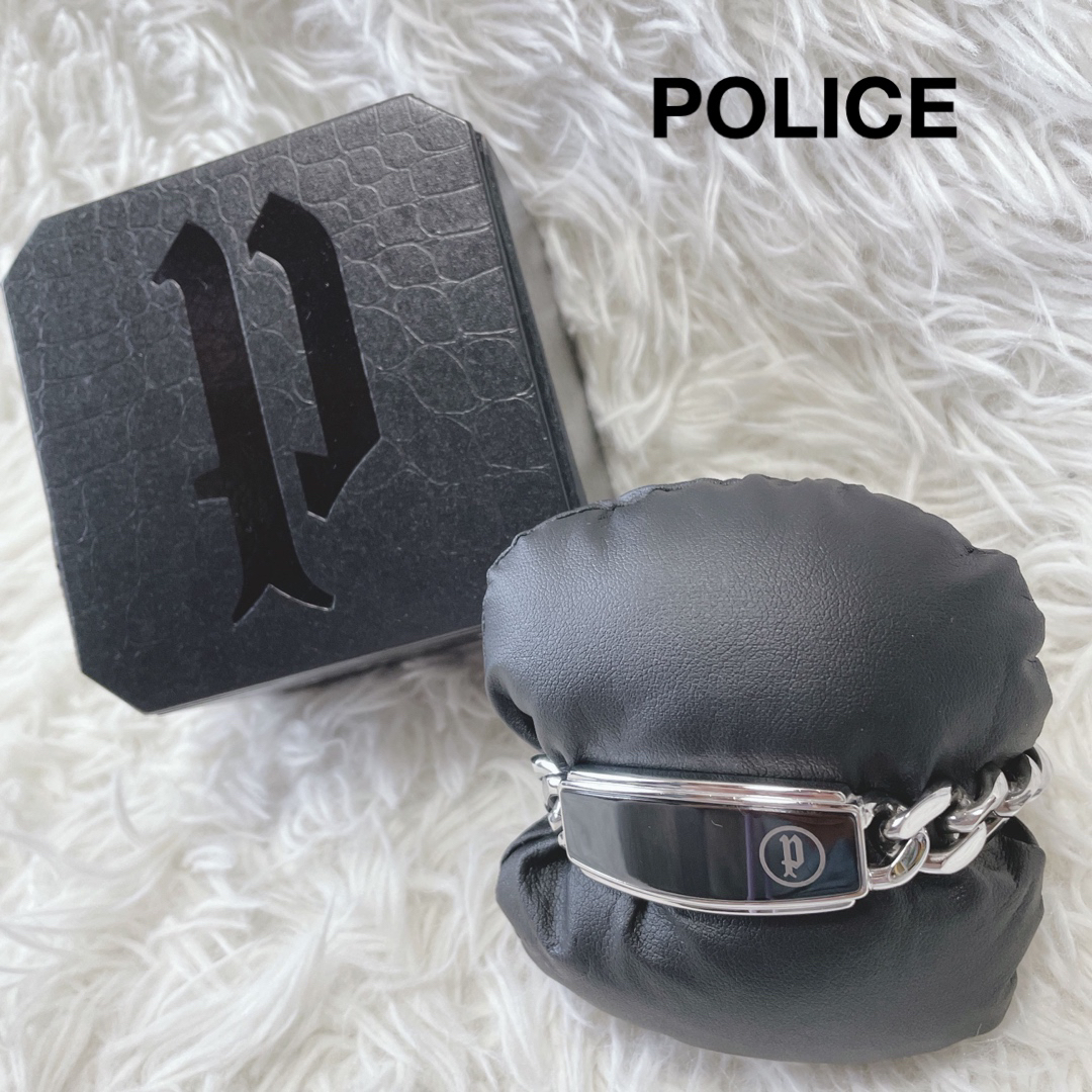 POLICE(ポリス)の★POLICEポリス　ブレスレット　プレート メンズのアクセサリー(ブレスレット)の商品写真