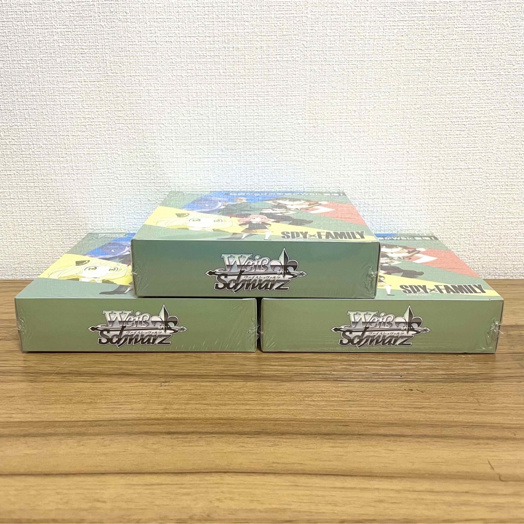 ヴァイスシュヴァルツ(ヴァイスシュヴァルツ)の【新品】　シュリンク付き　ヴァイスシュバルツ スパイファミリー 3BOX  エンタメ/ホビーのトレーディングカード(Box/デッキ/パック)の商品写真