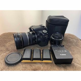 Canon EOS 70D(W) ボディ レンズ2本 バッテリー-