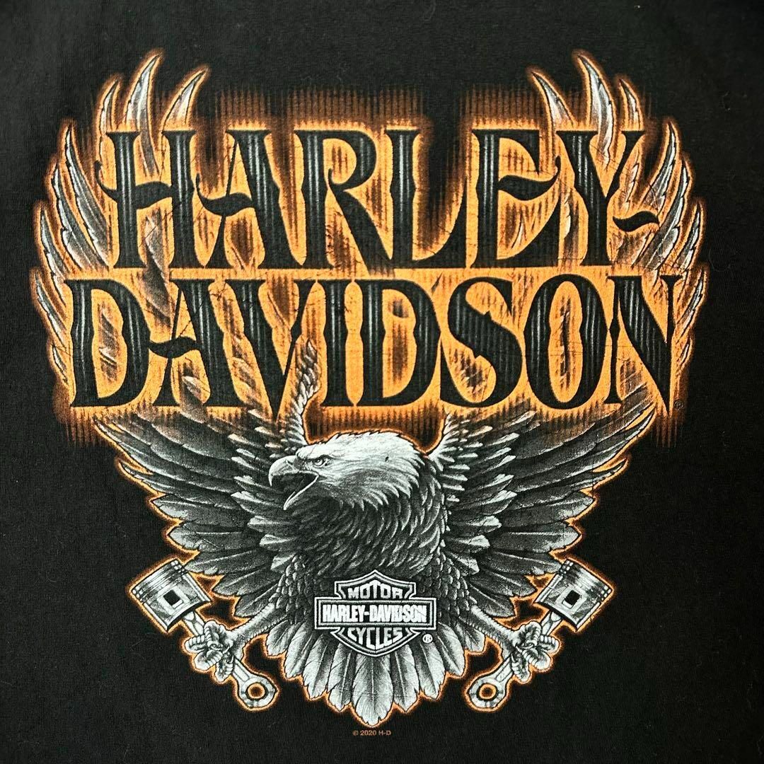 P8【HARLEY DAVIDSON】両面プリントTシャツ【メンズ3XL】 2