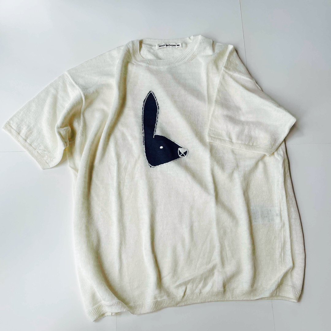 mina perhonen(ミナペルホネン)のお値下げしました。ミナペルホネン　半袖　ニット レディースのトップス(Tシャツ(半袖/袖なし))の商品写真