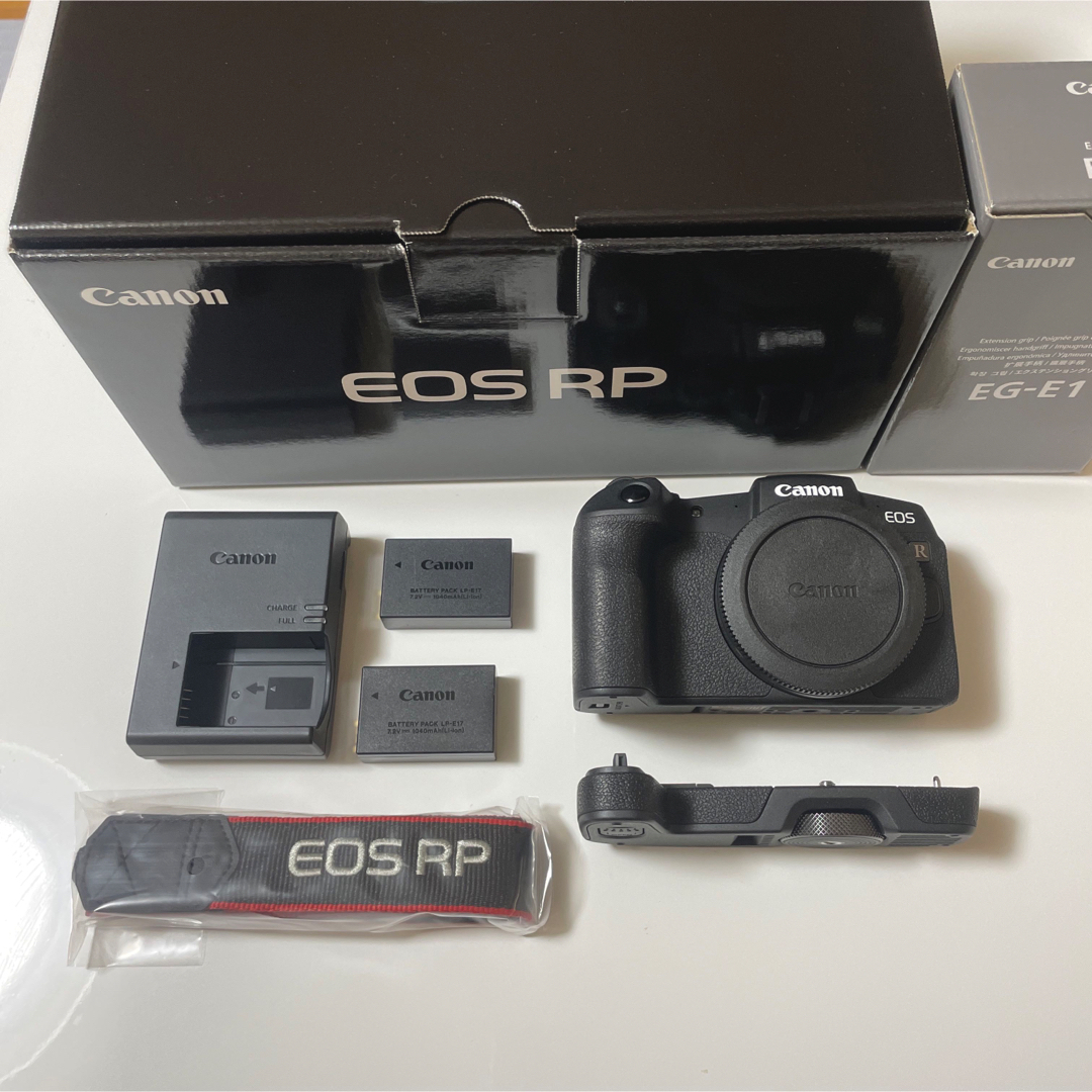Canon EOS RP ボディ + EG-E1 + 純正予備バッテリー