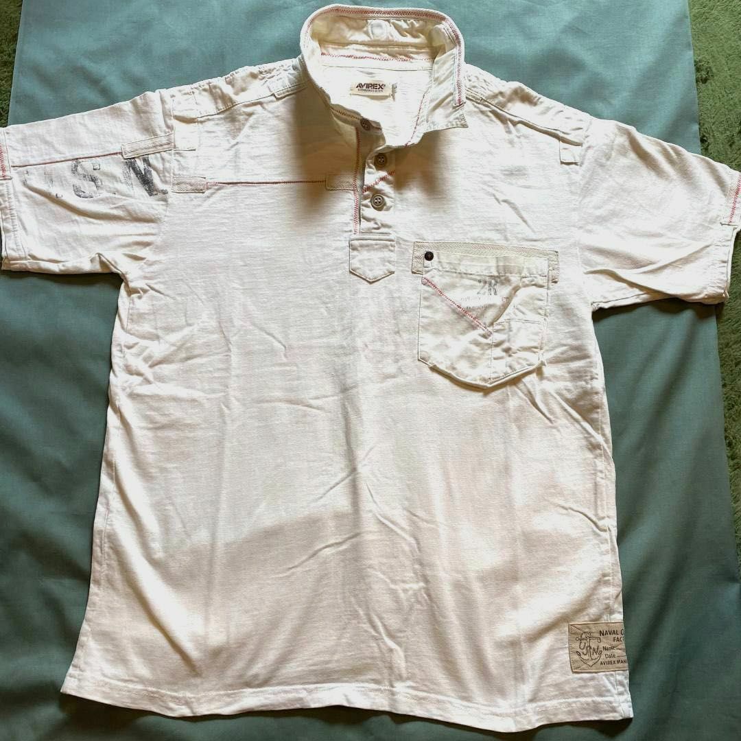 AVIREX(アヴィレックス)のアヴィレックス AVIREX 半袖襟付き レディースのトップス(ポロシャツ)の商品写真
