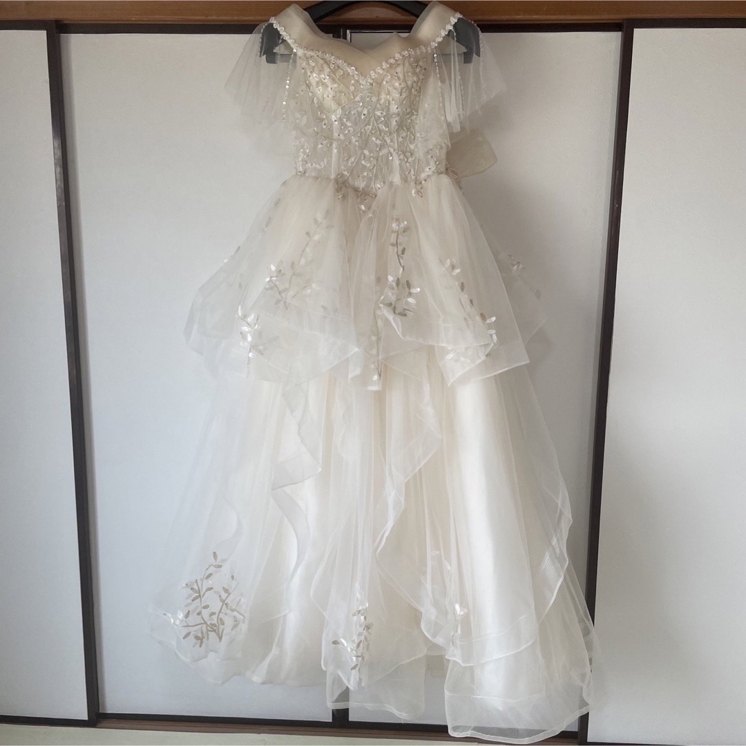 【大幅値下げ】ウェデイングドレス　結婚式 レディースのフォーマル/ドレス(ウェディングドレス)の商品写真