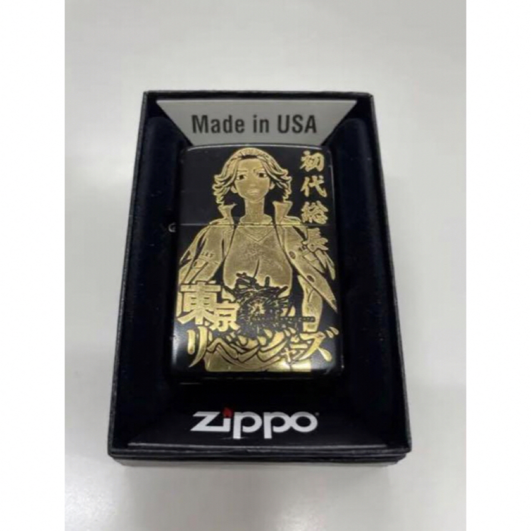 ZIPPO(ジッポー)の東京リベンジャーズ　zippo マイキー ドラケン ゴールド　ジッポ メンズのファッション小物(タバコグッズ)の商品写真