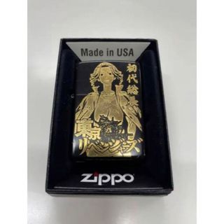 ジッポー(ZIPPO)の東京リベンジャーズ　zippo マイキー ドラケン ゴールド　ジッポ(タバコグッズ)