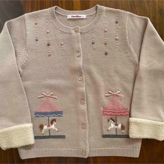 NEW】 familiar - 新品 キッズ ファミリア カーディガン 130の通販 by