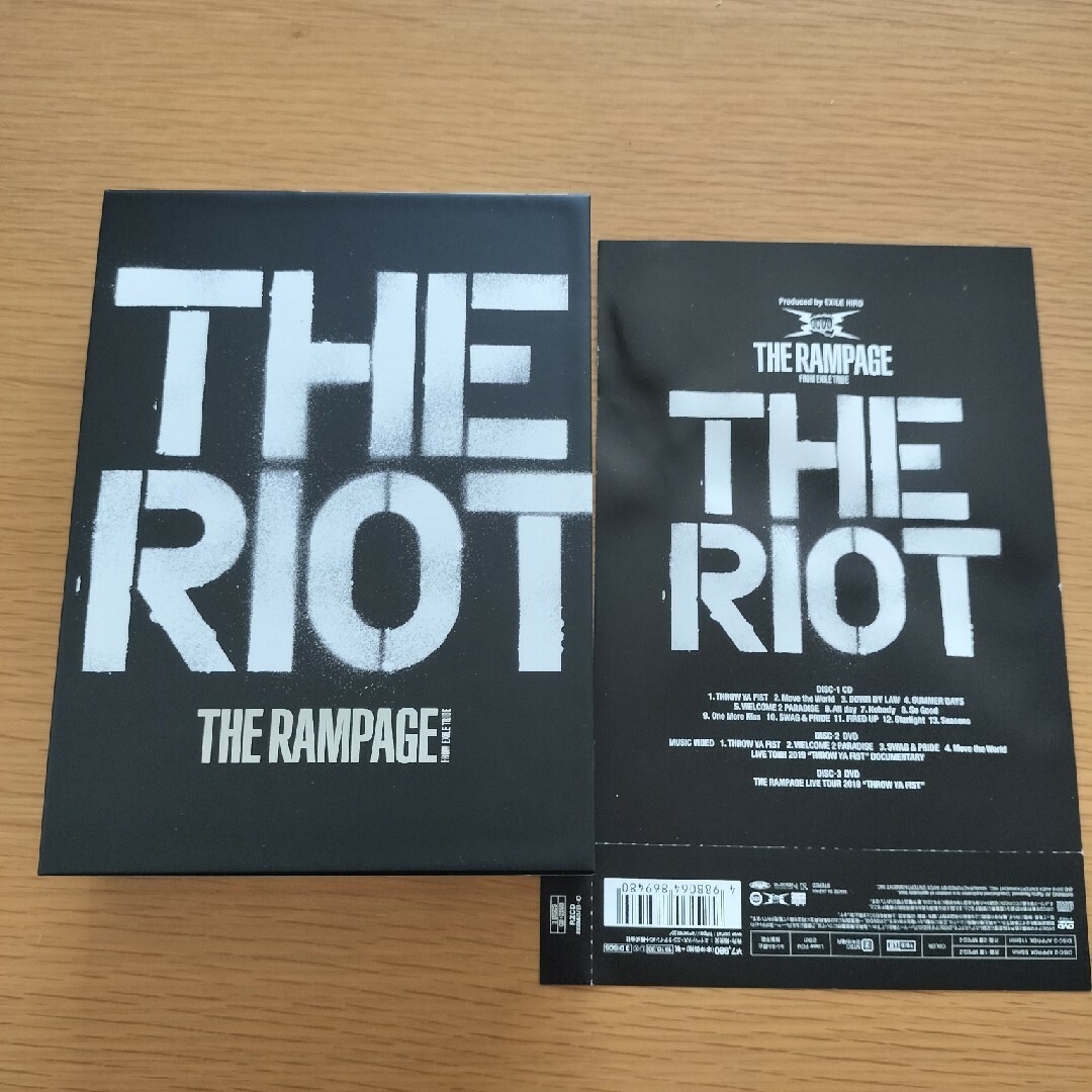THE RAMPAGE 2ndアルバム THE RIOT 初回限定盤