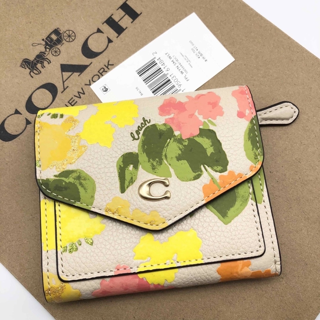 COACH - 【COACH☆新品】ウィン スモール ウォレット・フローラル