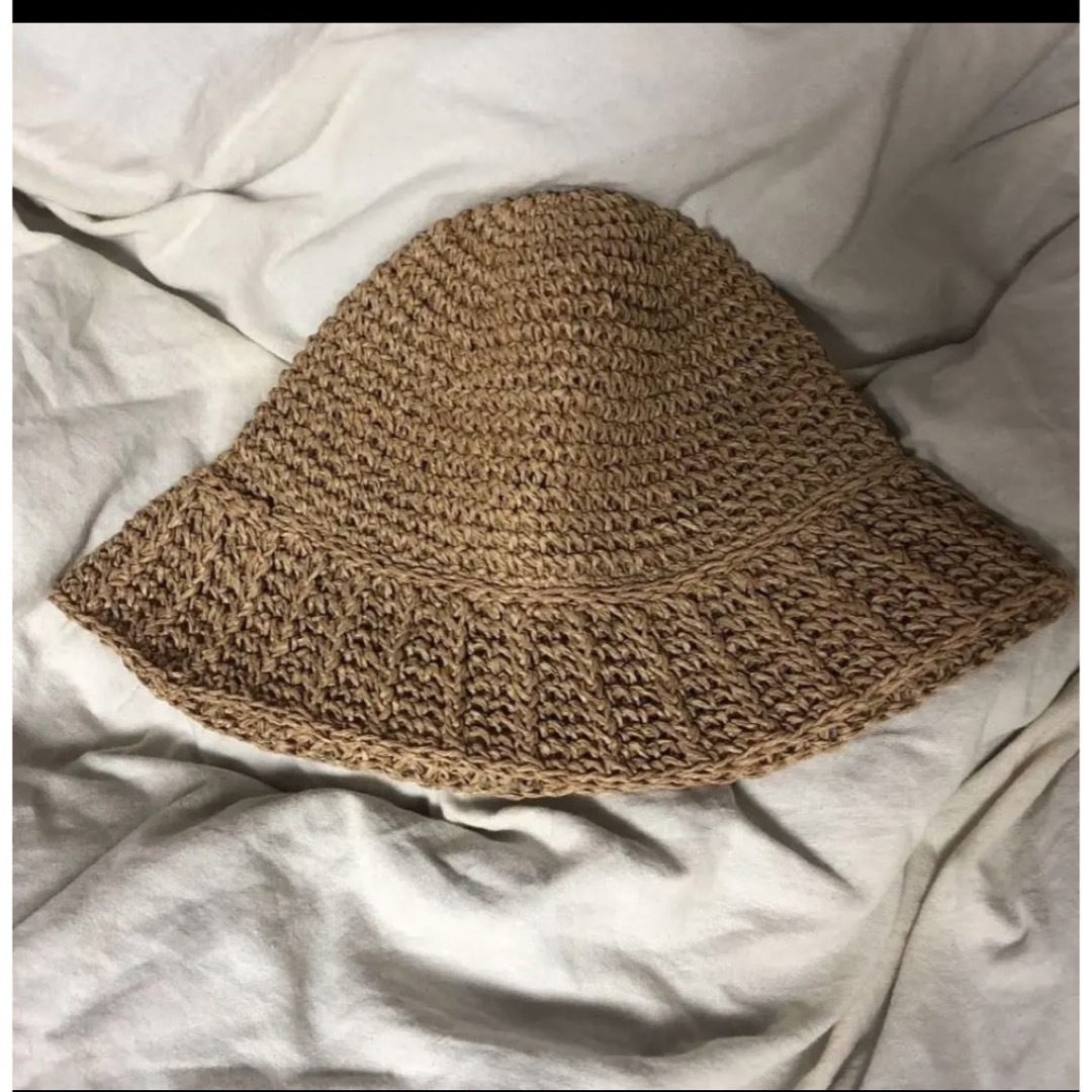 ZARA(ザラ)のnugu mesh crush bucket hat (mue) レディースの帽子(麦わら帽子/ストローハット)の商品写真