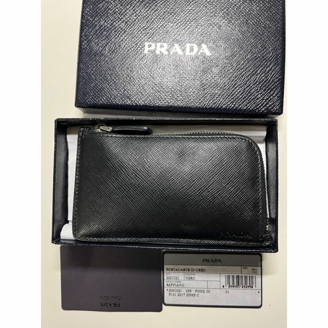 PRADA - プラダ 黒 ミニウォレット 2MC021 PRADA SAFFIANOの通販 by