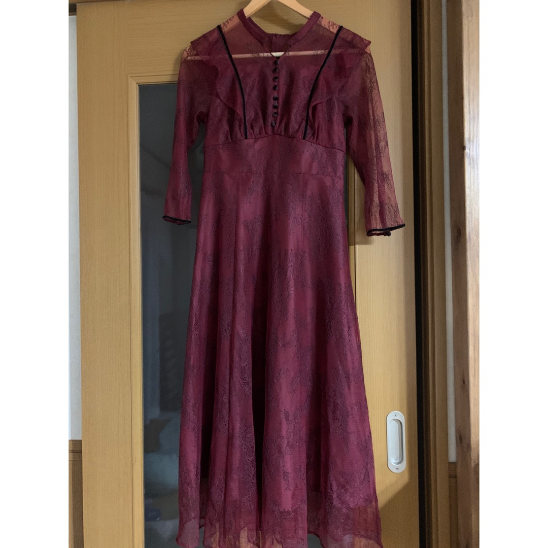 JILL by JILLSTUART ベロアレースワンピース - ロングワンピース