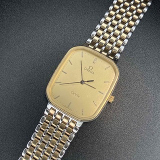 OMEGA - 【良品 可動品】オメガ 腕時計 デビル ゴールドコンビ 可動品