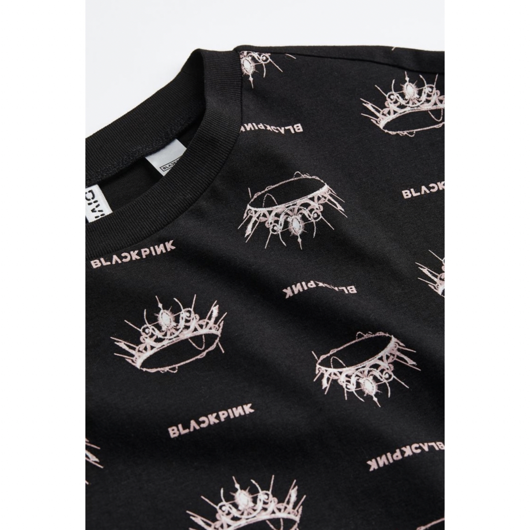 H&M(エイチアンドエム)の【H&M】BLACKPINK  Tシャツ レディースのトップス(Tシャツ(半袖/袖なし))の商品写真