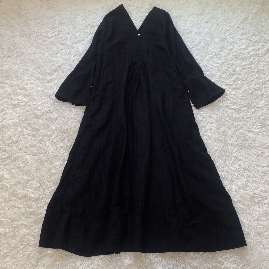 CHAOS - 美品✨カオス ロングワンピース 夏服 マキシ 麻 アルパカ 綿