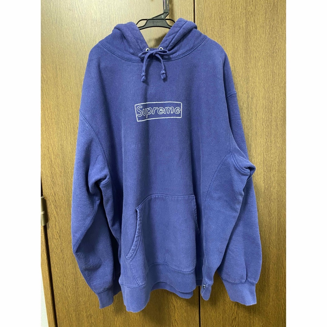 Supreme KAWS box logo hoodie