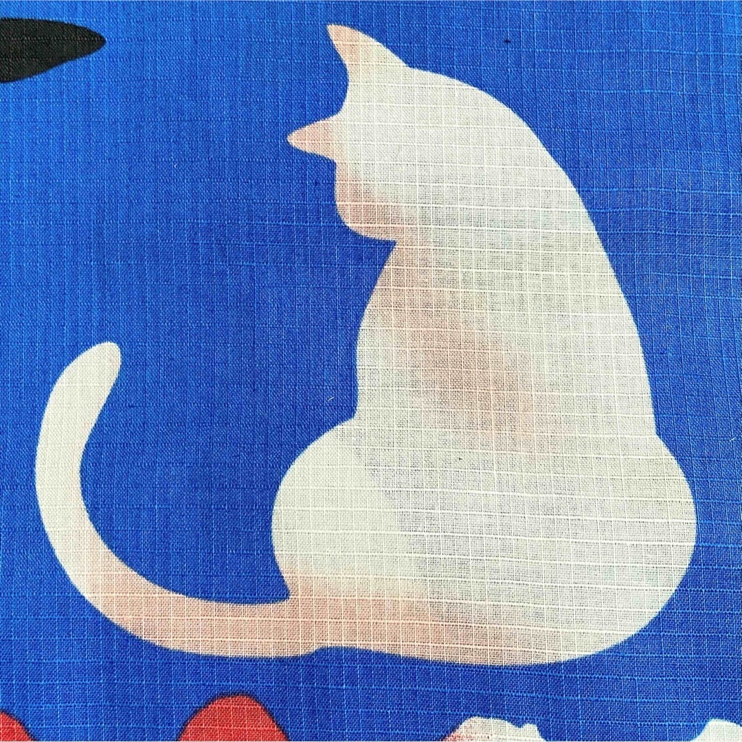 TSUMORI CHISATO(ツモリチサト)の猫ちゃん大好き！新品浴衣 綿紅梅【猫とまるしかく】ツモリチサト風の可愛さ♪ レディースの水着/浴衣(浴衣)の商品写真