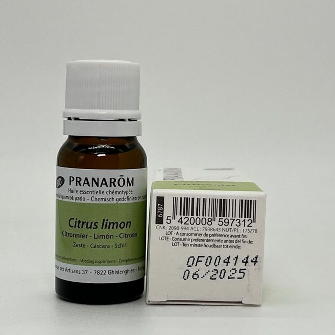 PRANAROM(プラナロム)のプラナロム レモン BIO 10ml 精油 PRANAROM コスメ/美容のリラクゼーション(エッセンシャルオイル（精油）)の商品写真